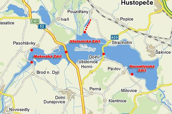 Novomlnsk ndre - mapka